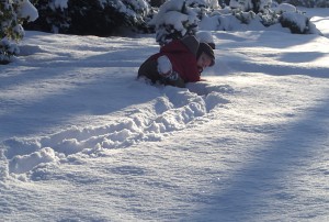 Im Schnee laufen ist gar nicht so einfach... Im Schnee laufen ist gar nicht so einfach...