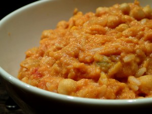 Kichererbsen-Curry mit Süßkartoffel